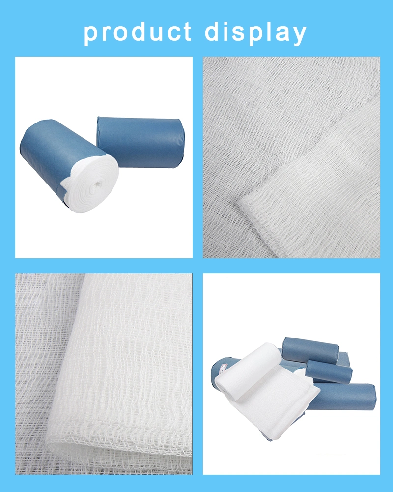 FDA ISO Approved Hospital Medical 36&quot; X 100 Yards 4ply Absorbent Medical 100% Cotton Jumbo Gauze Roll