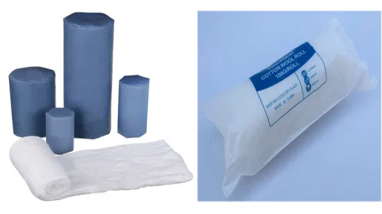 CE Approved 4 Ply Absorbent Cotton Gauze Roll