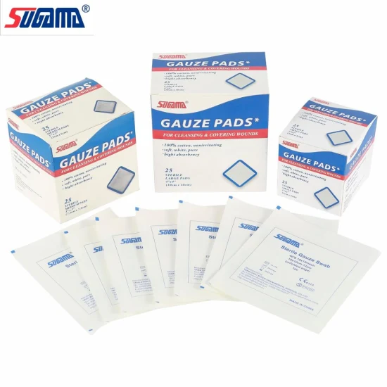 Cotton Sterile Gauze Sponges for Medical Use